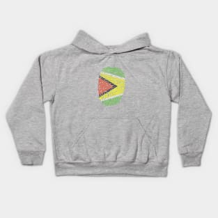 GUYANA FINGER PRINT - CARNIVAL CARIBANA TRINI PARTY DJ Kids Hoodie